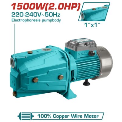 Máy bơm nước công suất 1500W (2.0HP) Hiệu TOTAL TWP315006