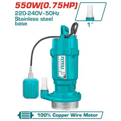 Máy bơm chìm công suất 550W (0.75HP) Hiệu TOTAL TWP65506