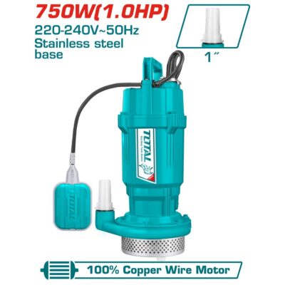 Máy bơm chìm công suất 750W (1.0HP) Hiệu TOTAL TWP67506