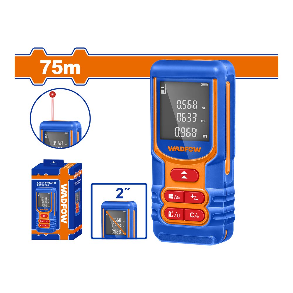 WDL15167 Máy đo khoảng cách laser 75m WADFOW WDL15167