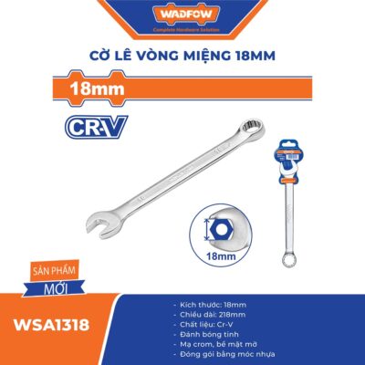 Cờ lê vòng miệng 18mm WADFOW WSA1318
